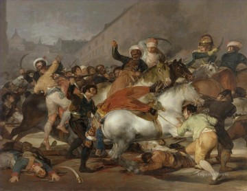 軍事戦争 Painting - 1808 年 5 月 2 日またはフランシスコ・ゴヤによるマムルーク族の突撃軍事戦争
